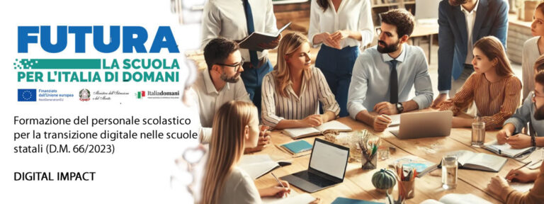 PNRR Formazione del personale scolastico per la transizione digitale