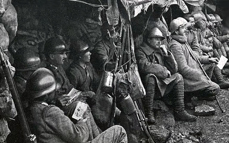 La follia nei soldati della Grande Guerra